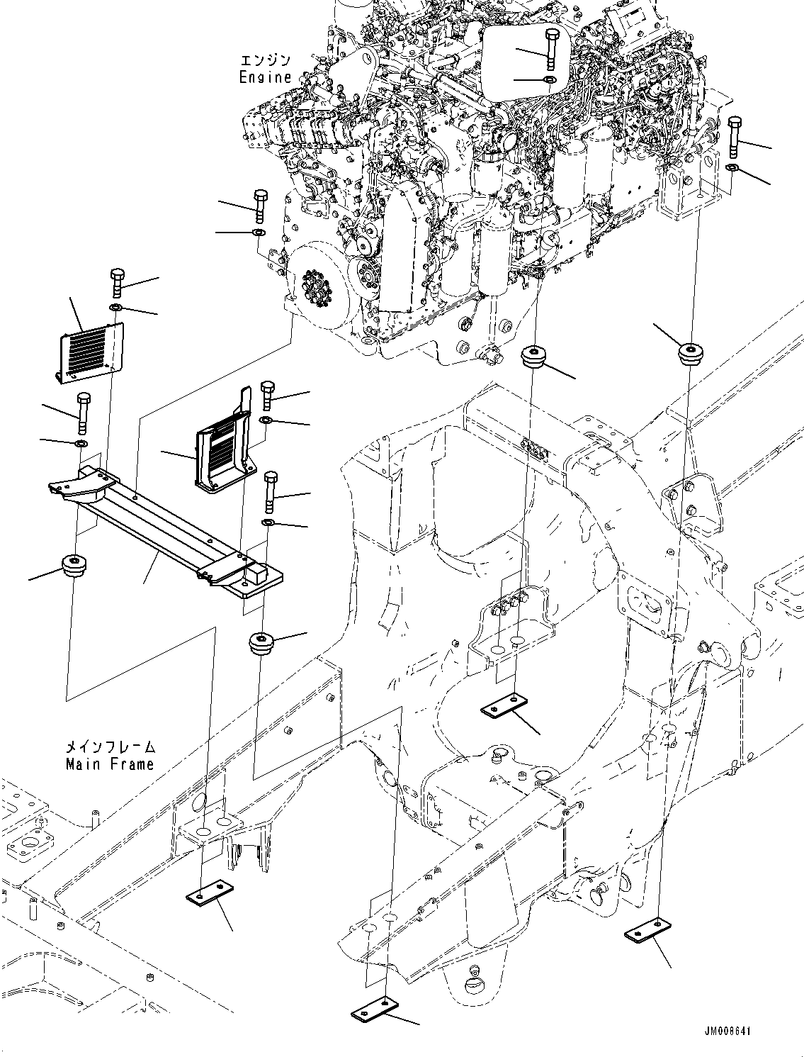 Крышка 569-01-8L210 KOMATSU