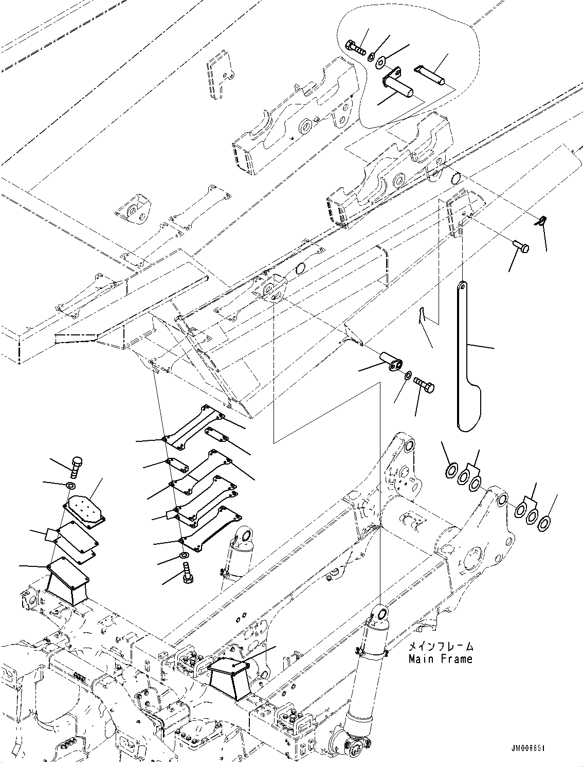 Кронштейн 569-46-8L981 KOMATSU