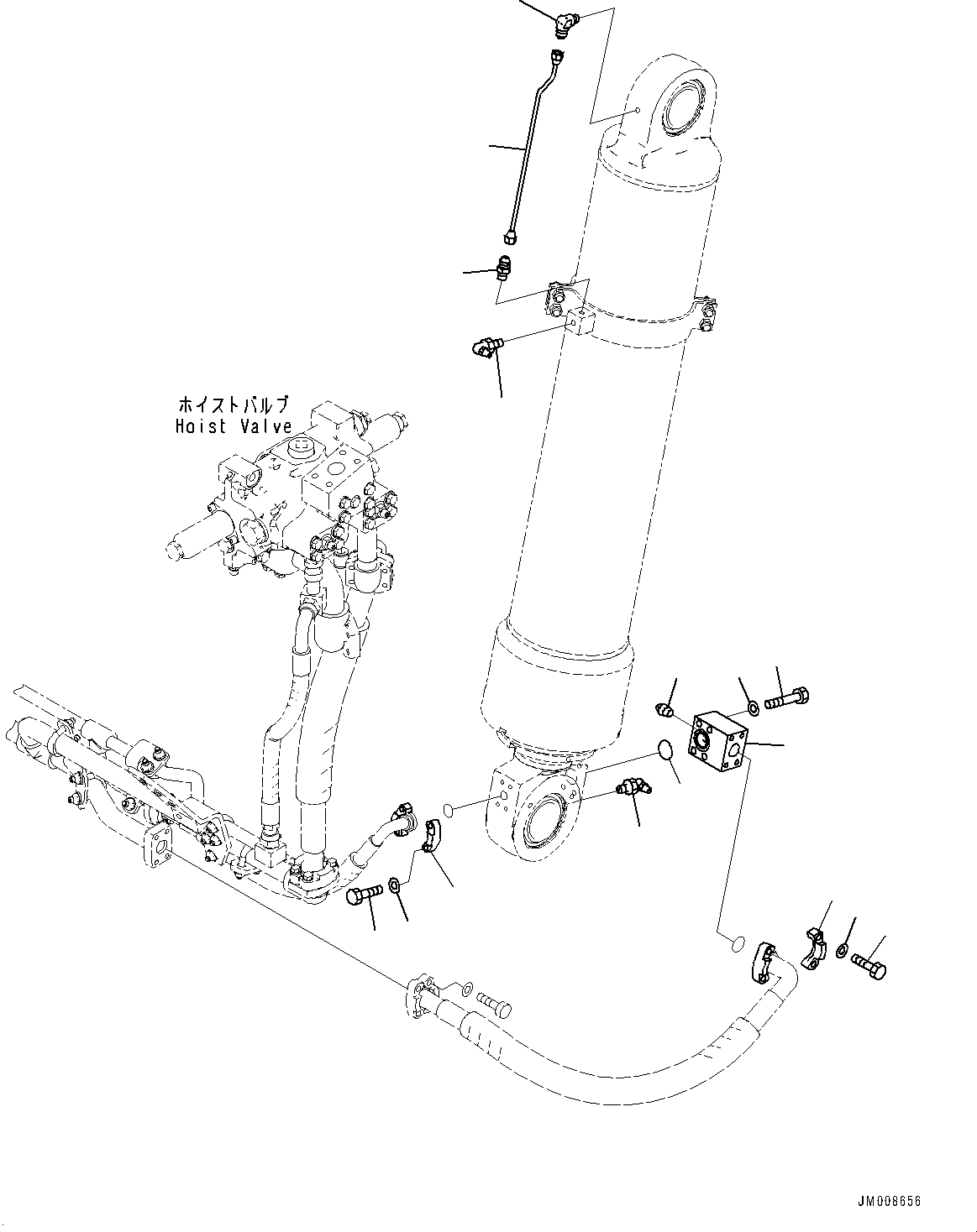 Трубка 569-52-8L690 KOMATSU