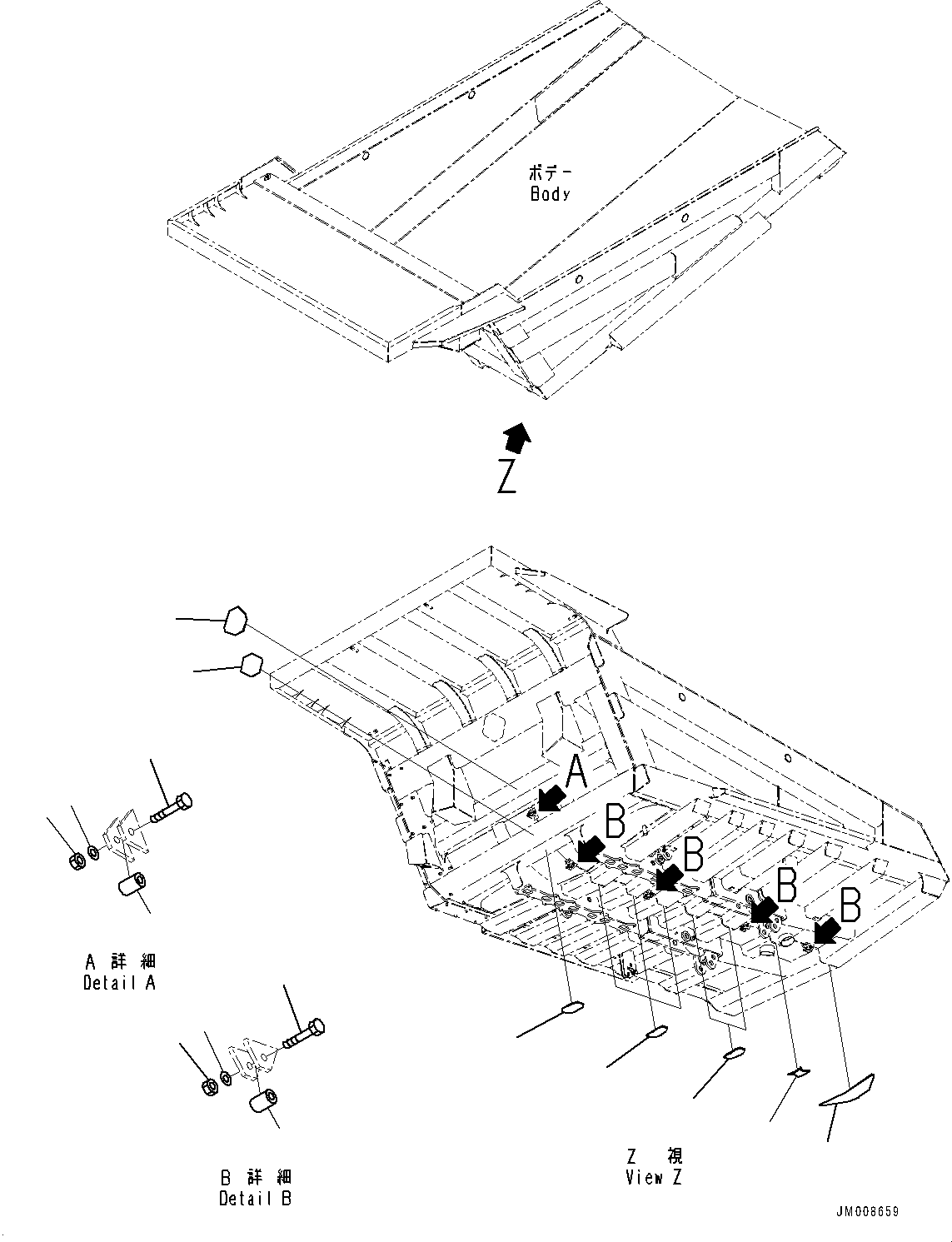 Пластина сварная 569-74-8LA10 KOMATSU
