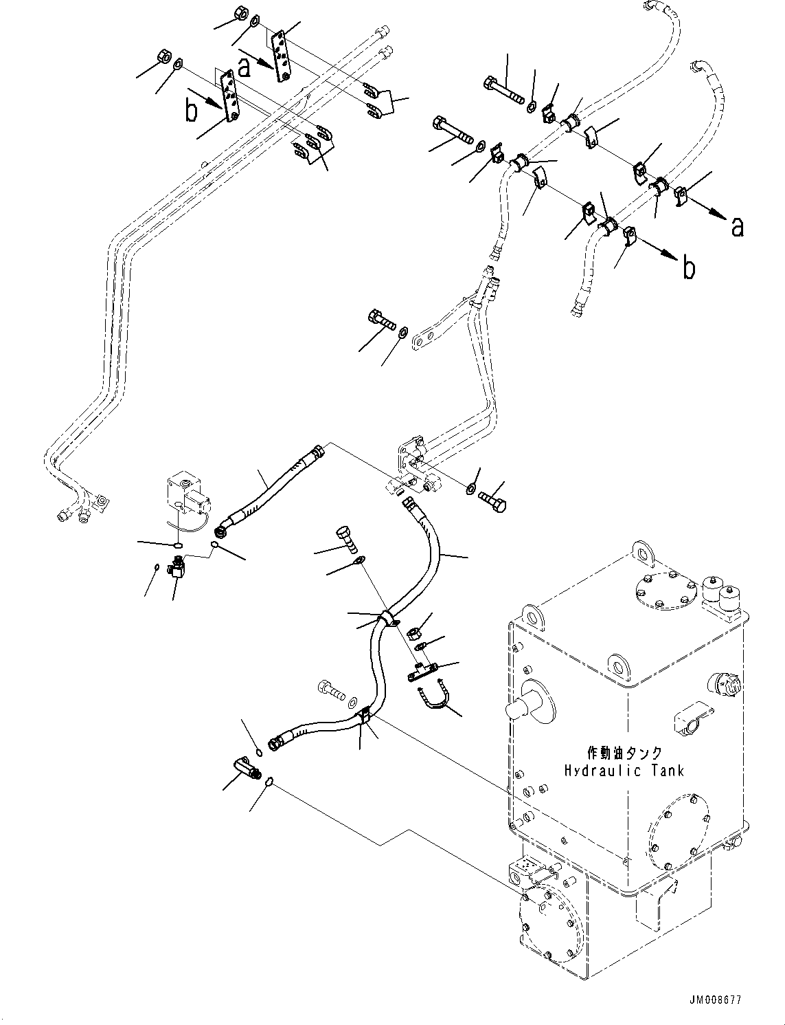 Шланг с торцевым уплотнением 02765-00513 KOMATSU