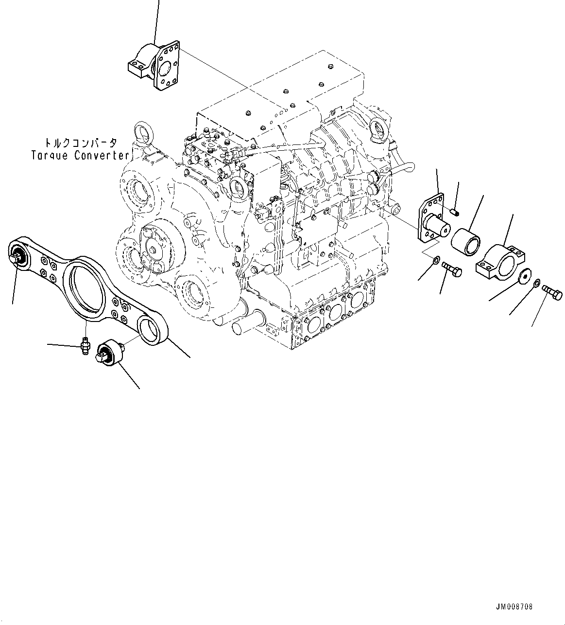 Цапфа 569-16-8L110 KOMATSU