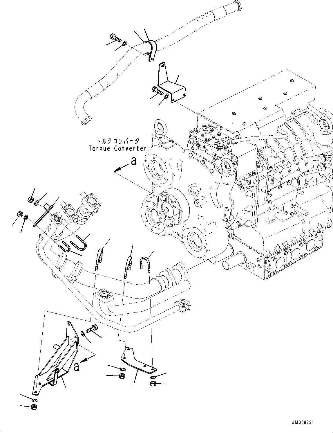 Кронштейн 569-61-8L770 KOMATSU