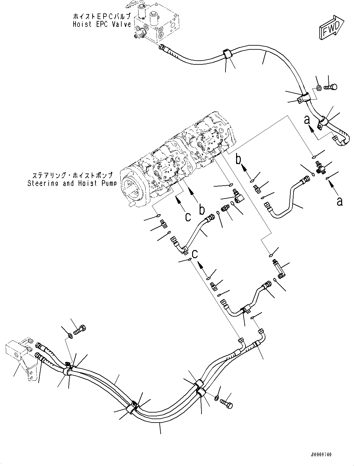 Угольник 569-61-8M760 KOMATSU