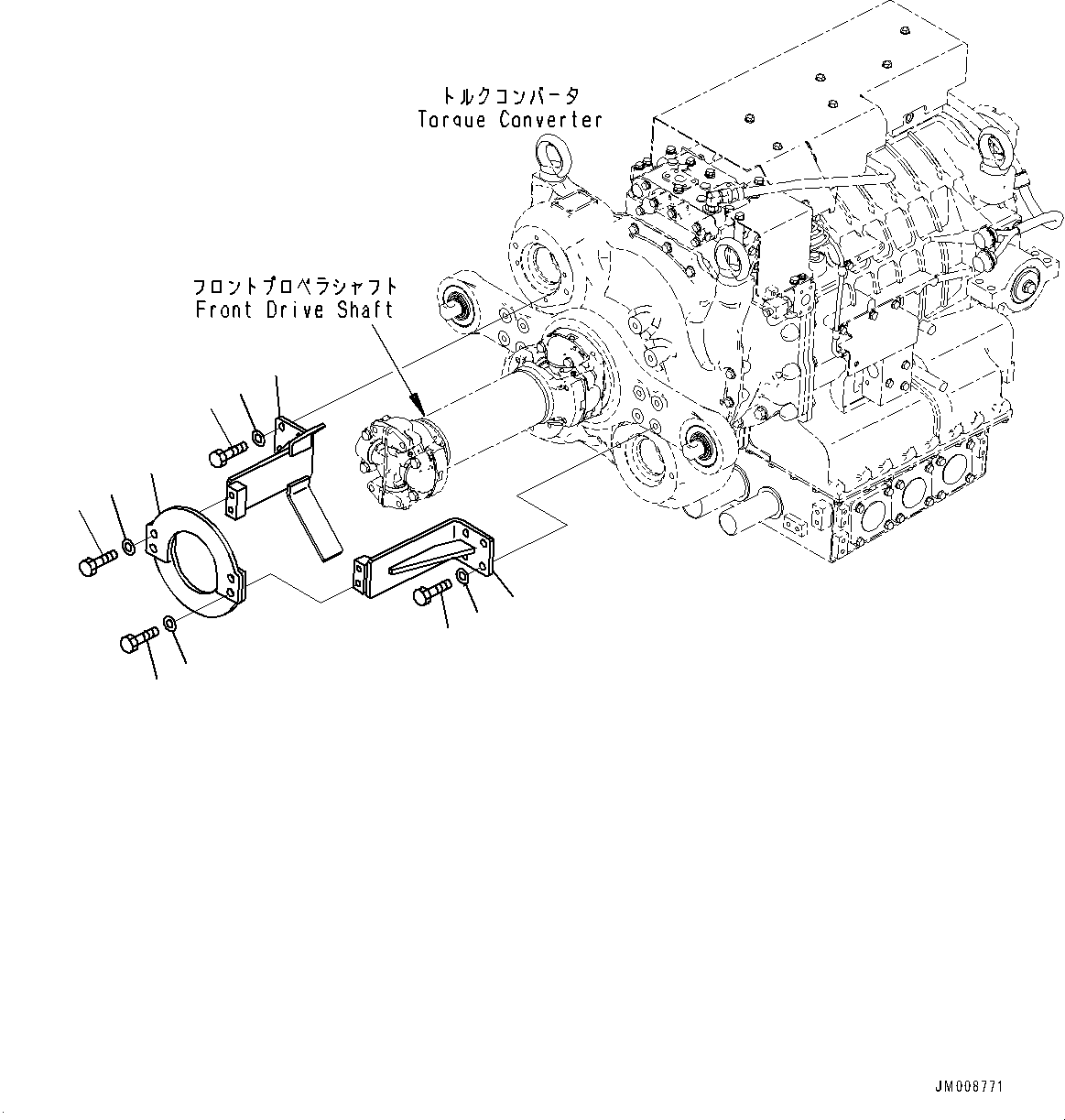 Кронштейн 569-89-8L130 KOMATSU