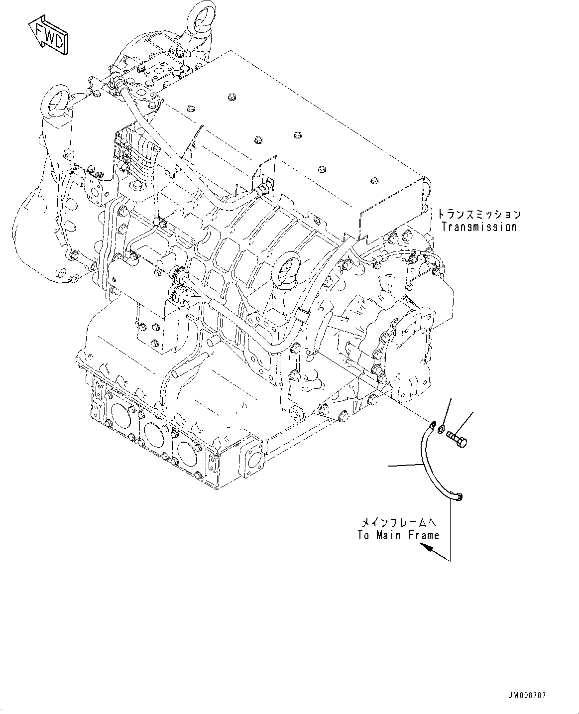 Жгут проводов 569-44-8A420 KOMATSU