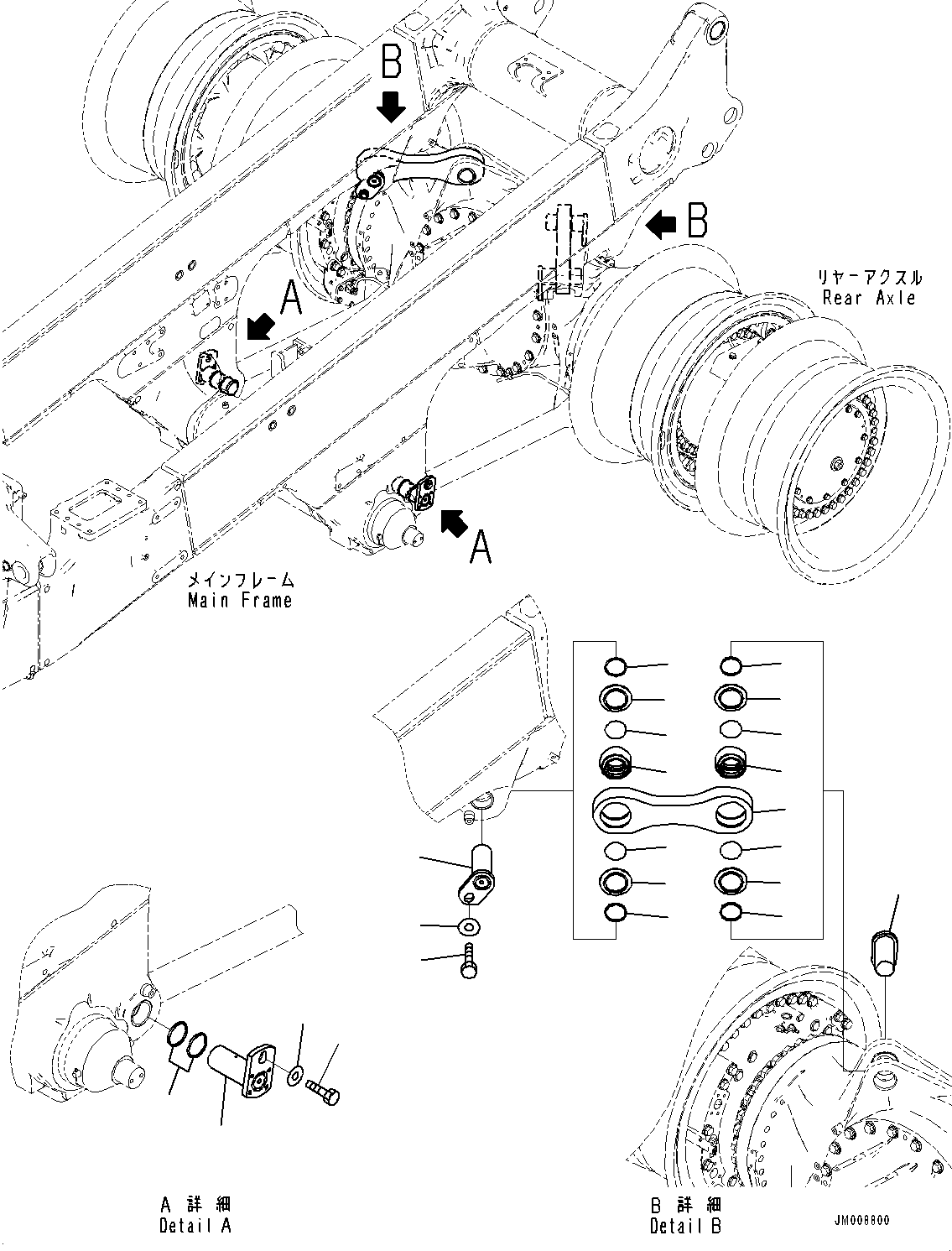 Палец 569-40-8L551 KOMATSU