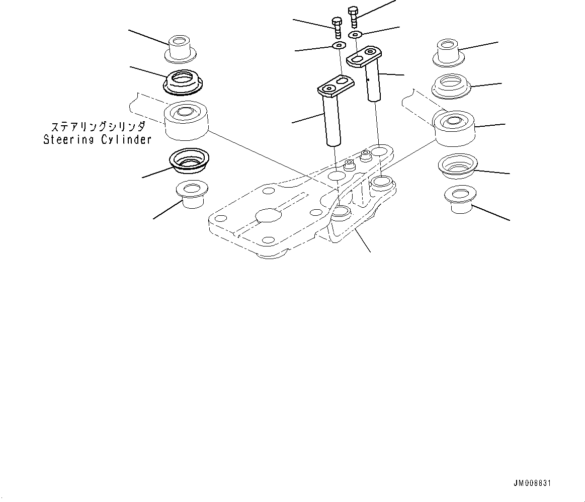 Boot(Steering Linkage,Rod) (569-40-61660) KOMATSU