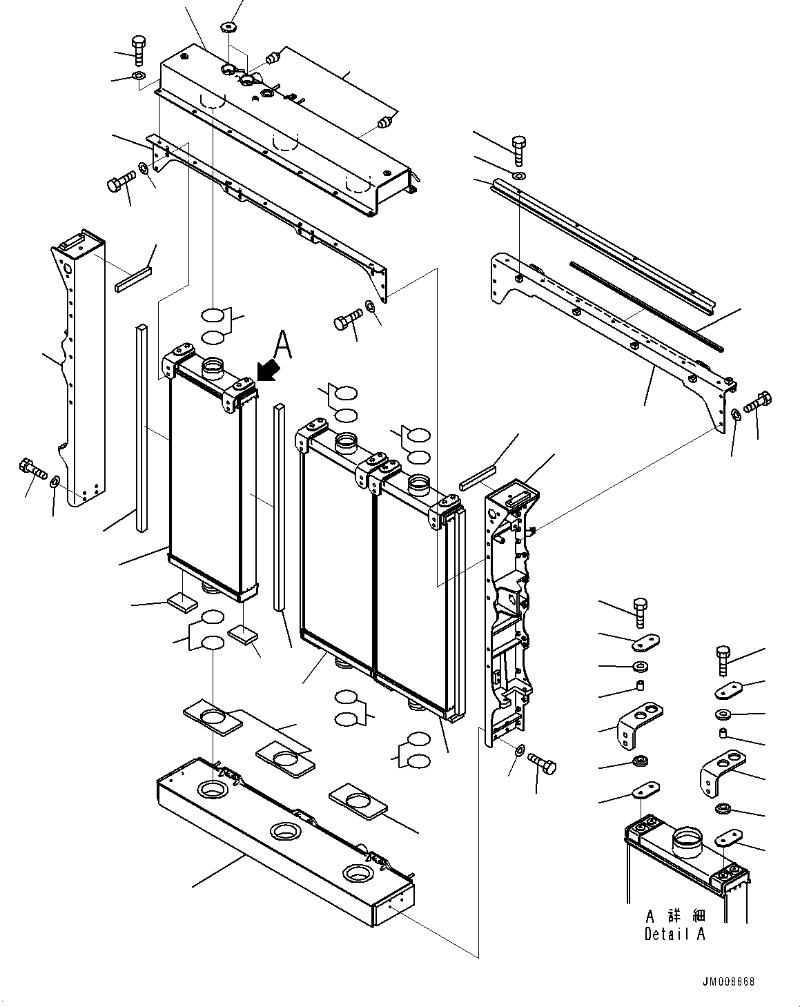 Core Assembly 566-03-8L021 KOMATSU
