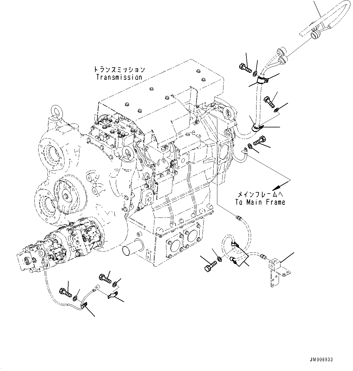 Seat(Hydraulic Tank,Filter Piping) (01573-22306) KOMATSU