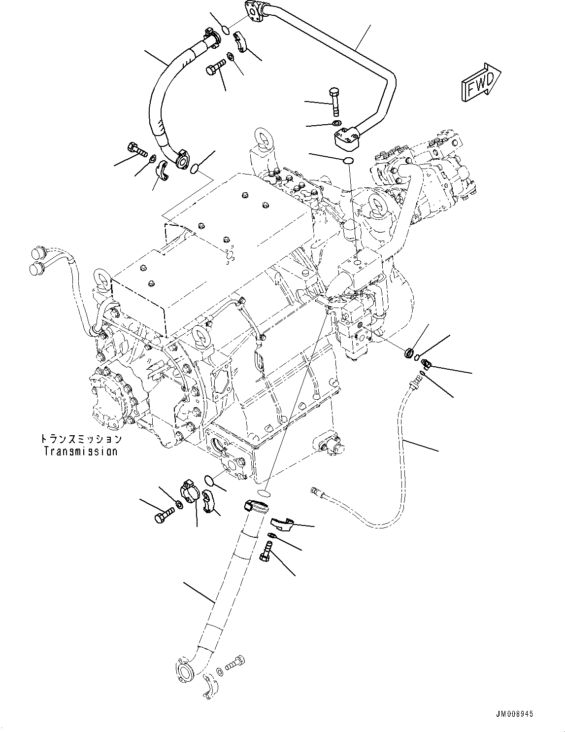 Шланг 07279-012A6 KOMATSU
