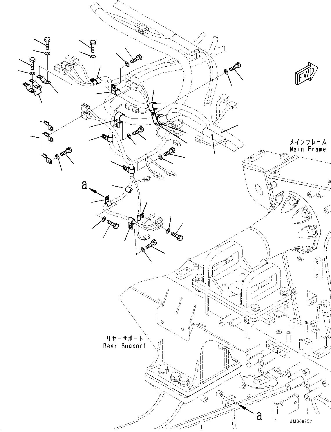Wiring Harness(Electric System,Wiring Harness) (566-06-8L293) KOMATSU