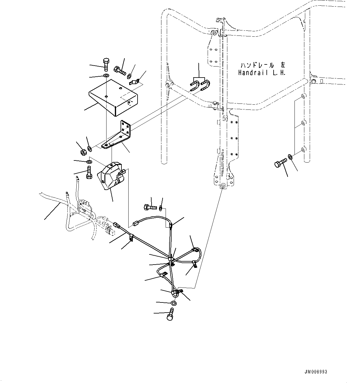 Жгут проводов 566-06-8L581 KOMATSU