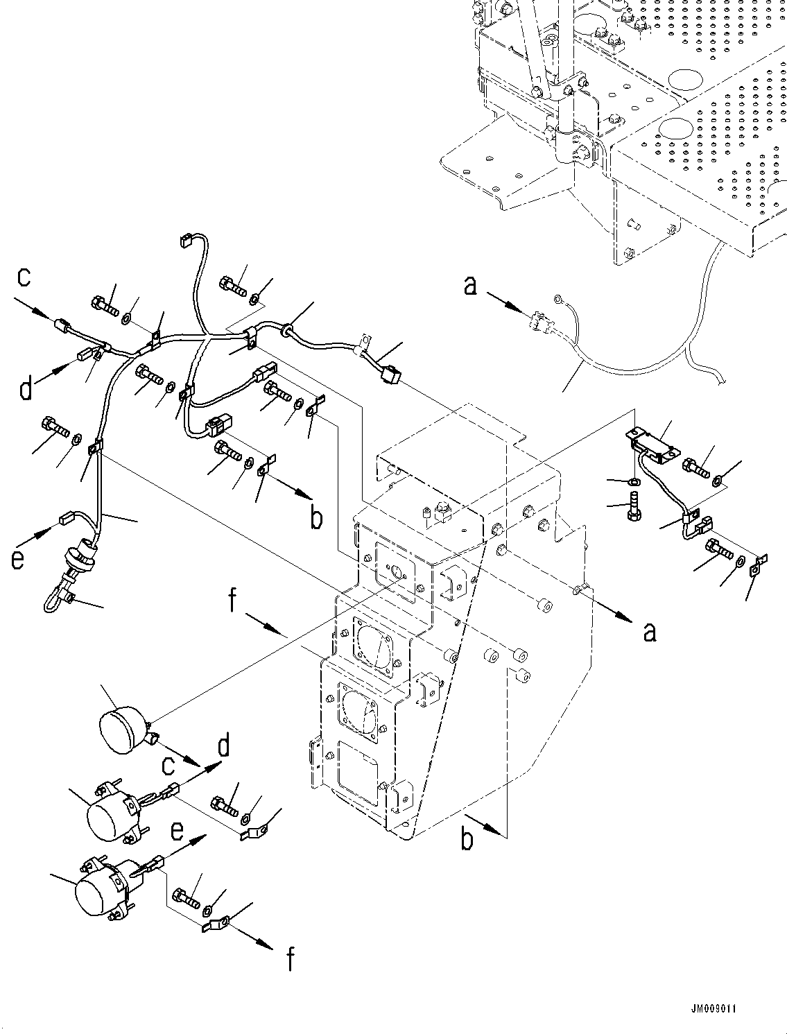 Box Assembly, Lamp 566-54-8N511 KOMATSU