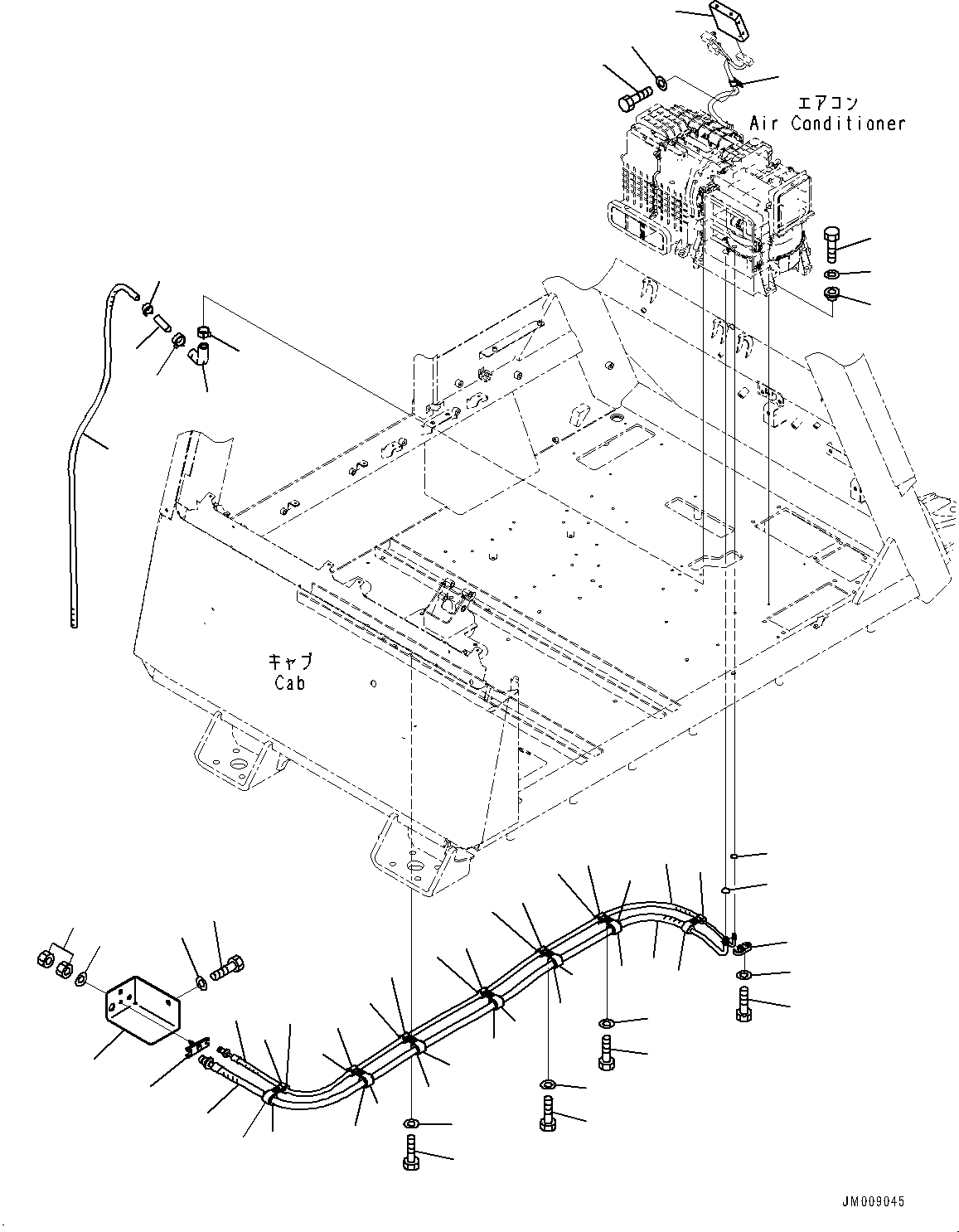 Шланг 566-07-8L321 KOMATSU