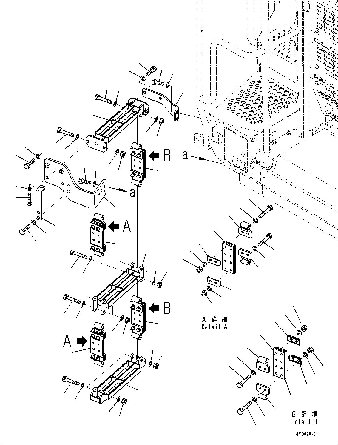 Подножка 566-54-8M571 KOMATSU
