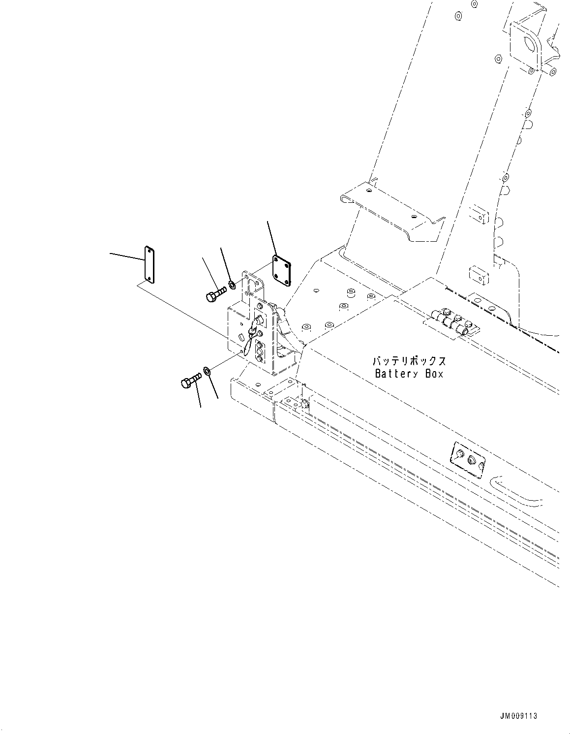 Кронштейн 569-06-8M790 KOMATSU