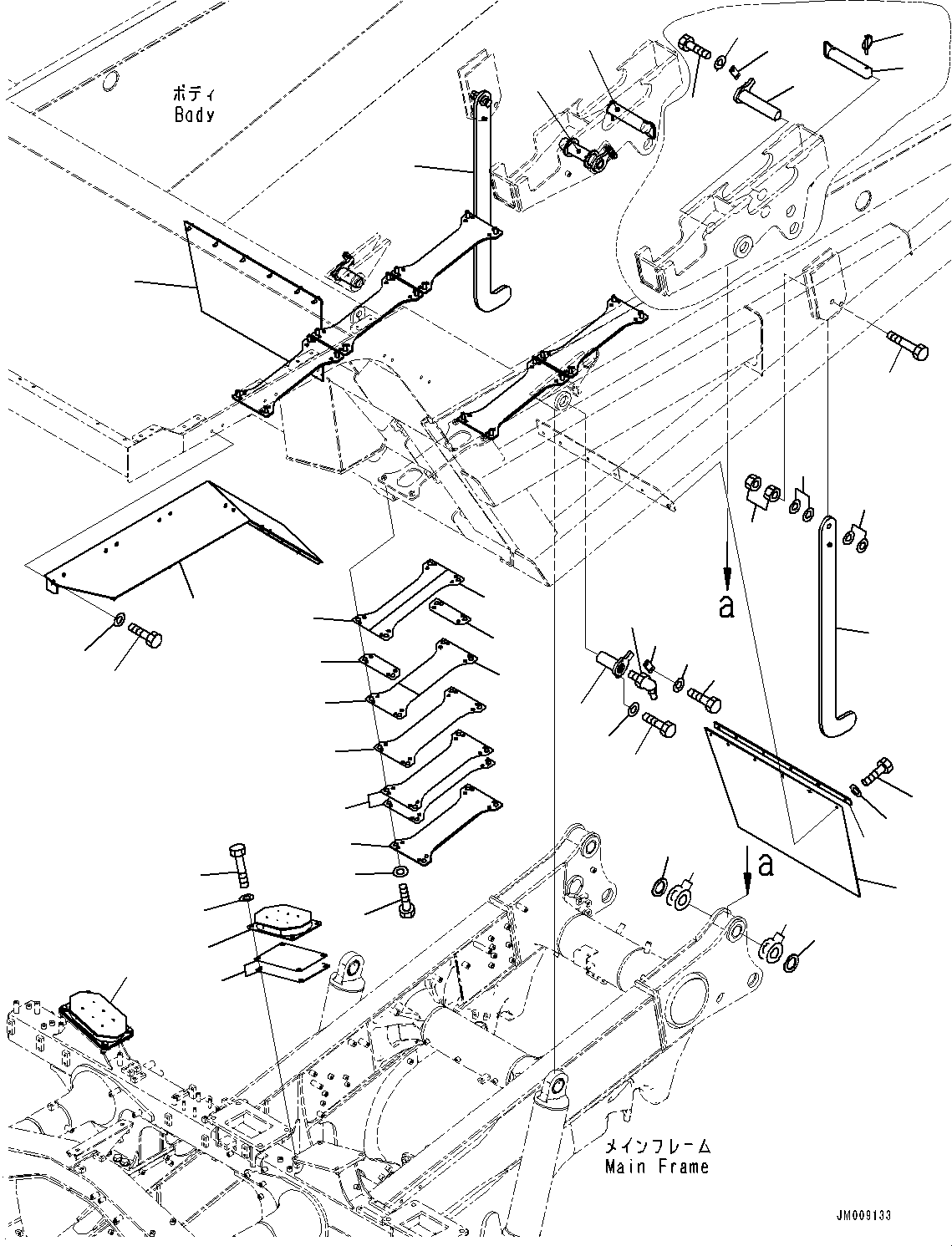 Ограждение 566-74-8L450 KOMATSU
