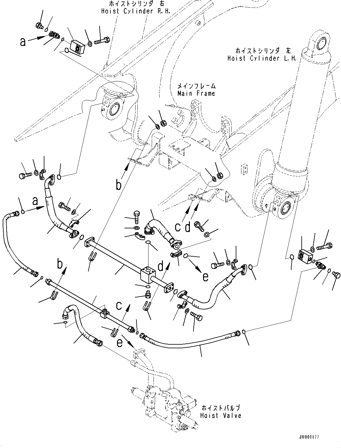 Шланг фланцевого типа 07087-01006 KOMATSU