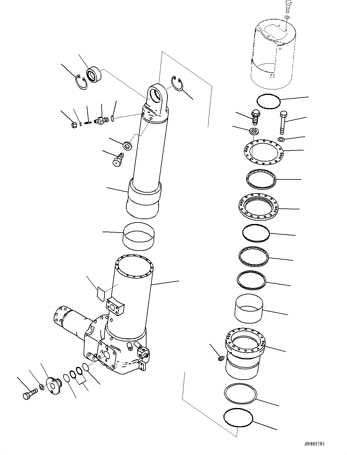 Подвеска в сборе 566-50-8L290 KOMATSU