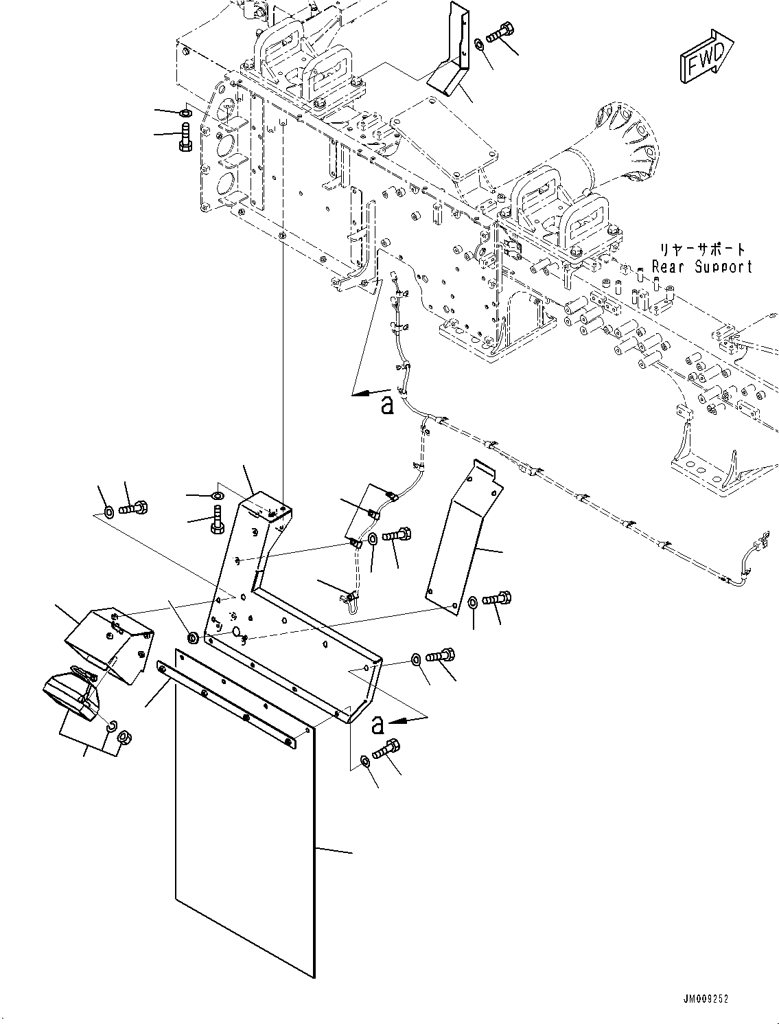 Ограждение 566-54-8M281 KOMATSU