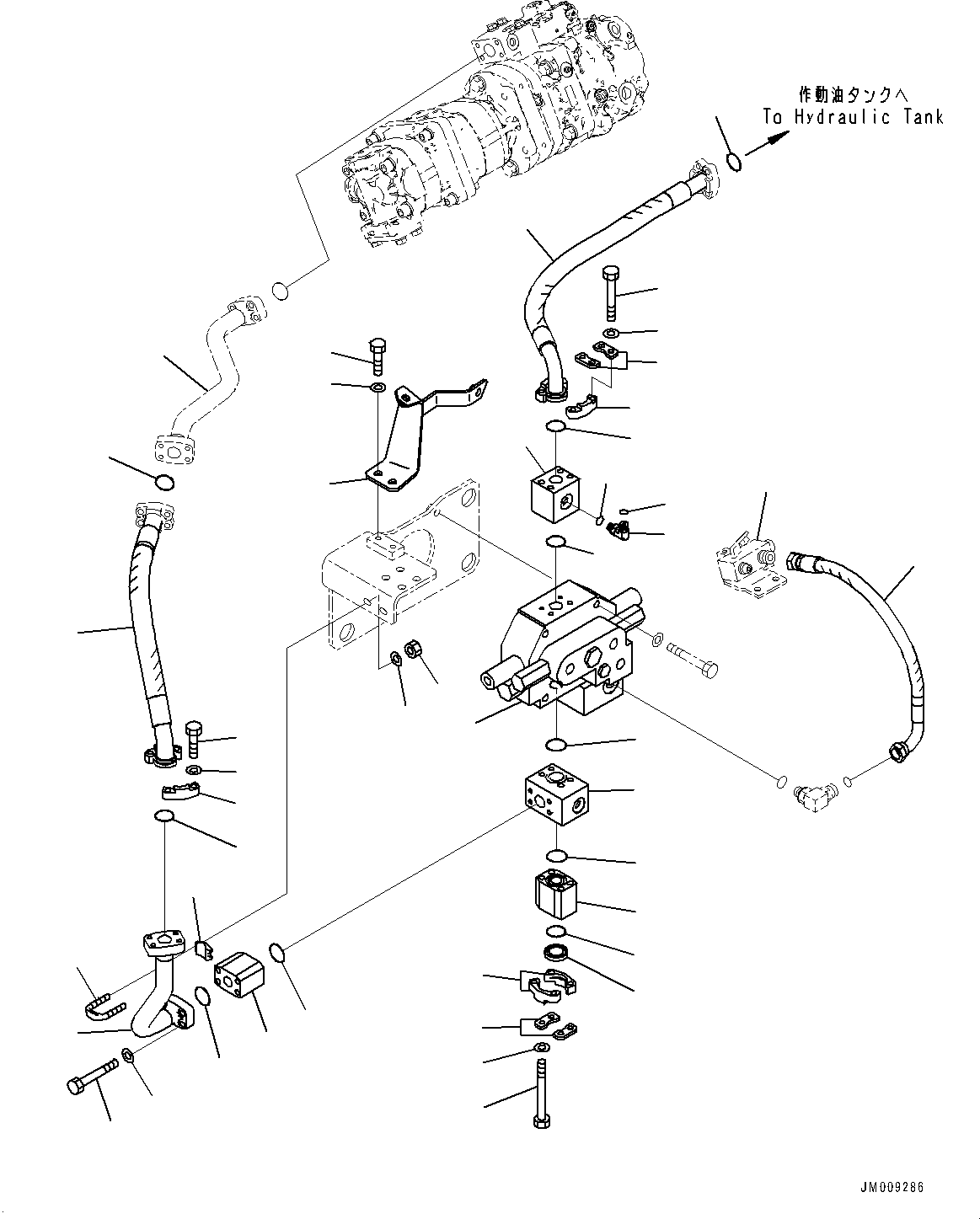 Клапан управления в сборе 425-64-55210 KOMATSU