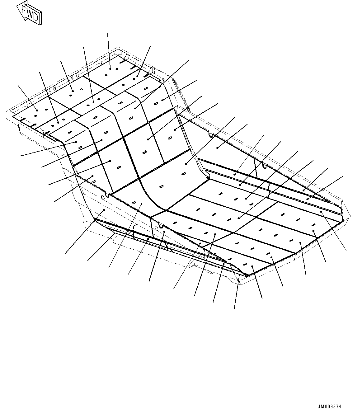 Пластина сварная 569-74-8LW10 KOMATSU