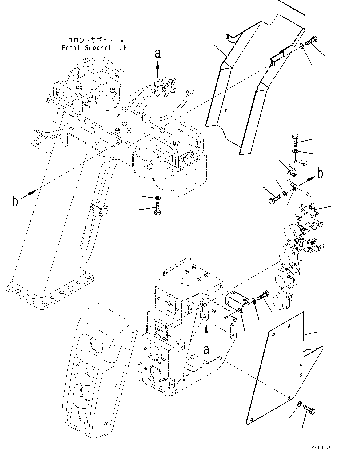 Крышка 569-89-8L610 KOMATSU