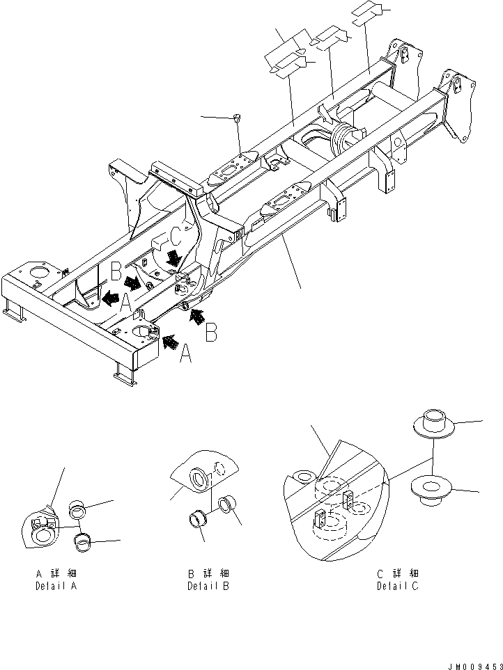 BUMPER (WELDED) 567-46-41522 KOMATSU