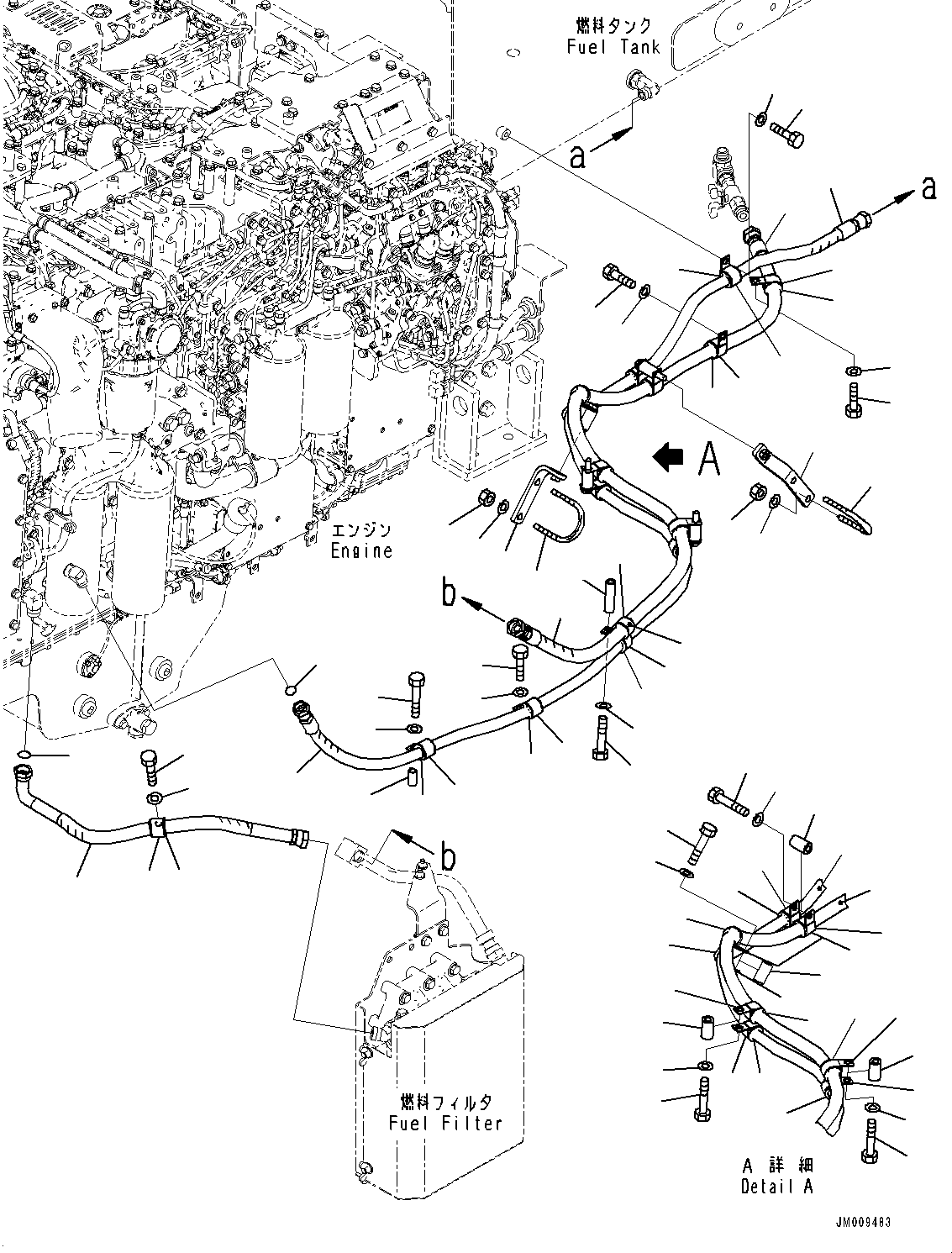 Шланг с торцевым уплотнением 02762-00535 KOMATSU