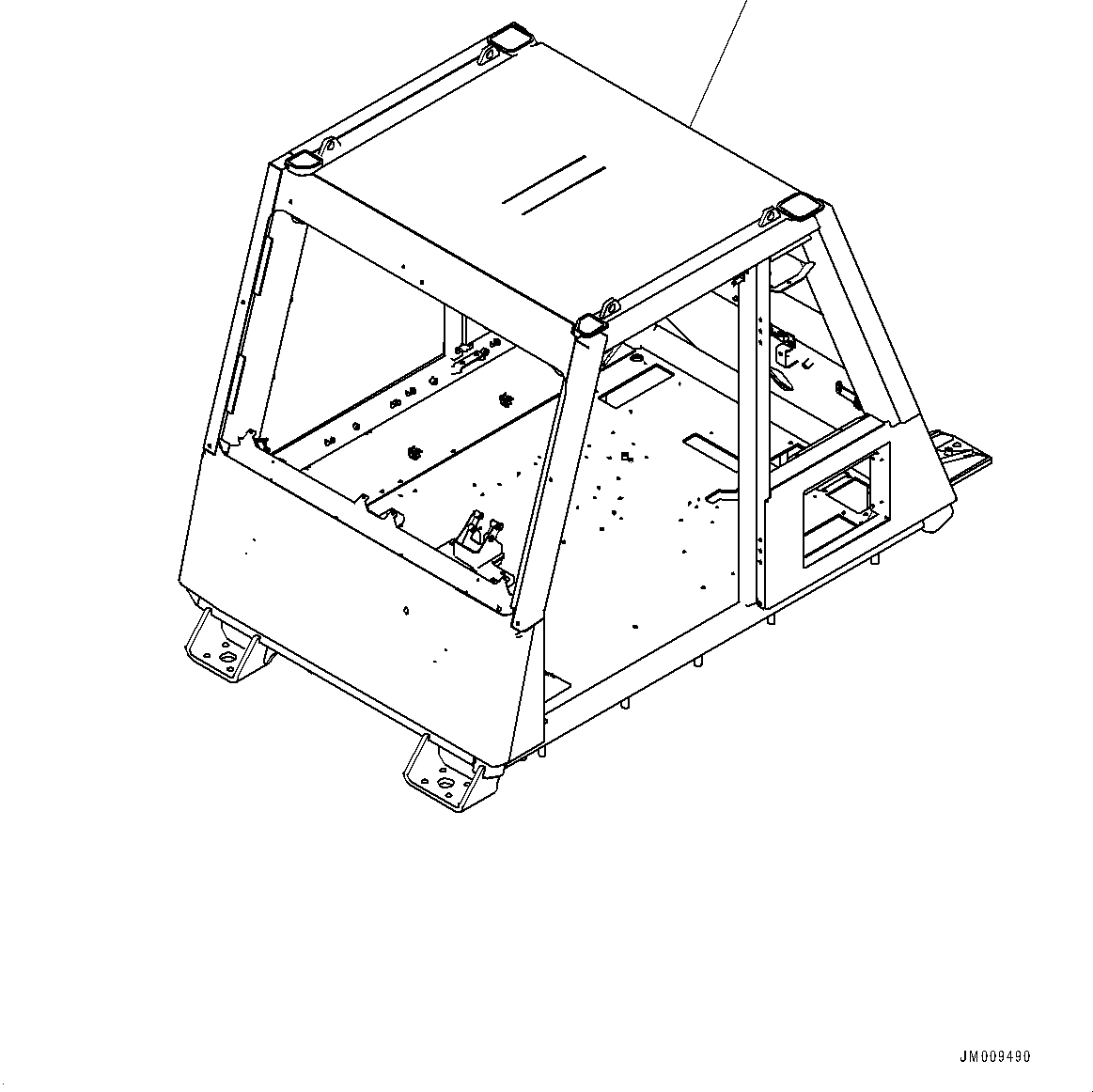 Кабина 562-54-3L110 KOMATSU