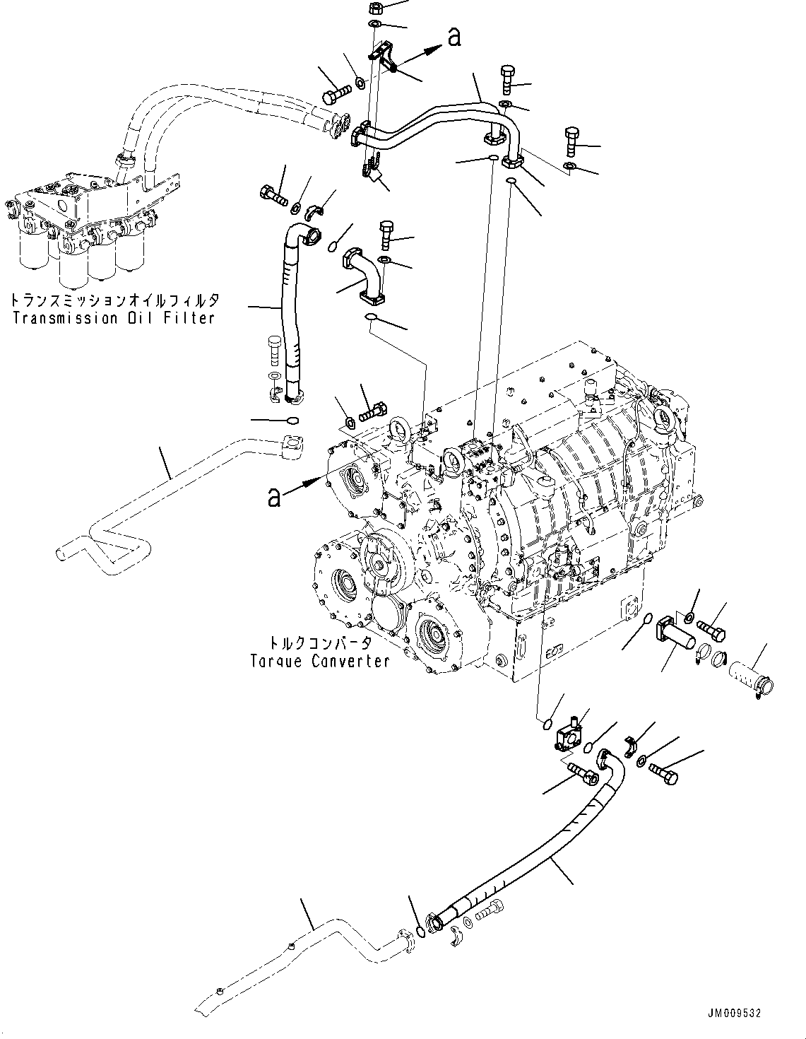 Трубка 562-84-3B490 KOMATSU