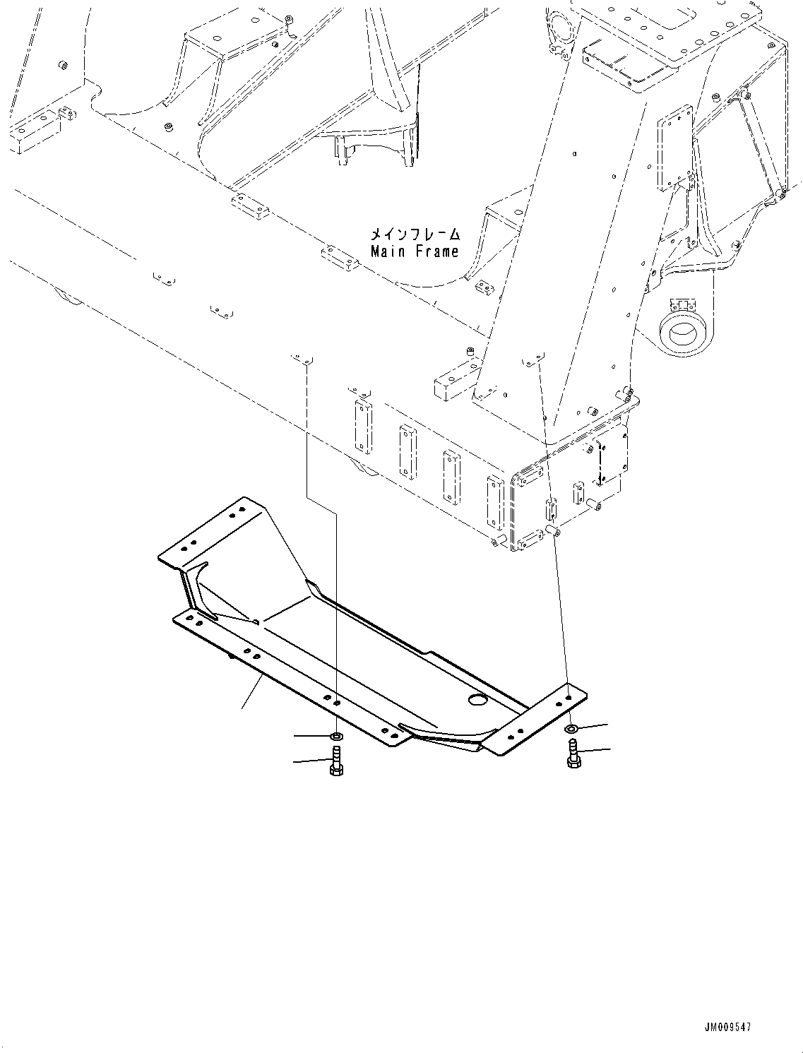 Ограждение 562-54-3D910 KOMATSU