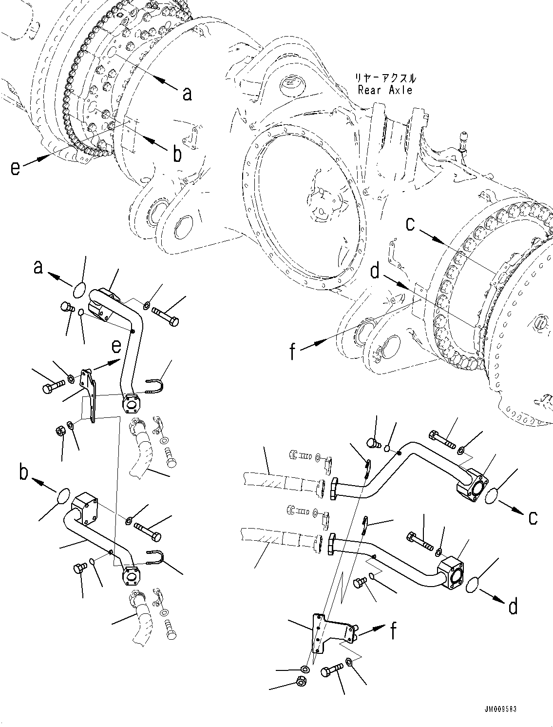 Трубка 562-61-3D930 KOMATSU