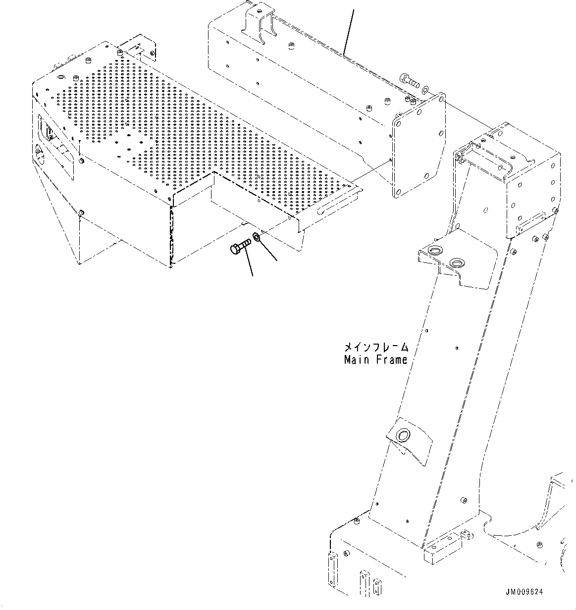 Support(Support,L.H. and R.H. Side) (562-46-3B320) KOMATSU