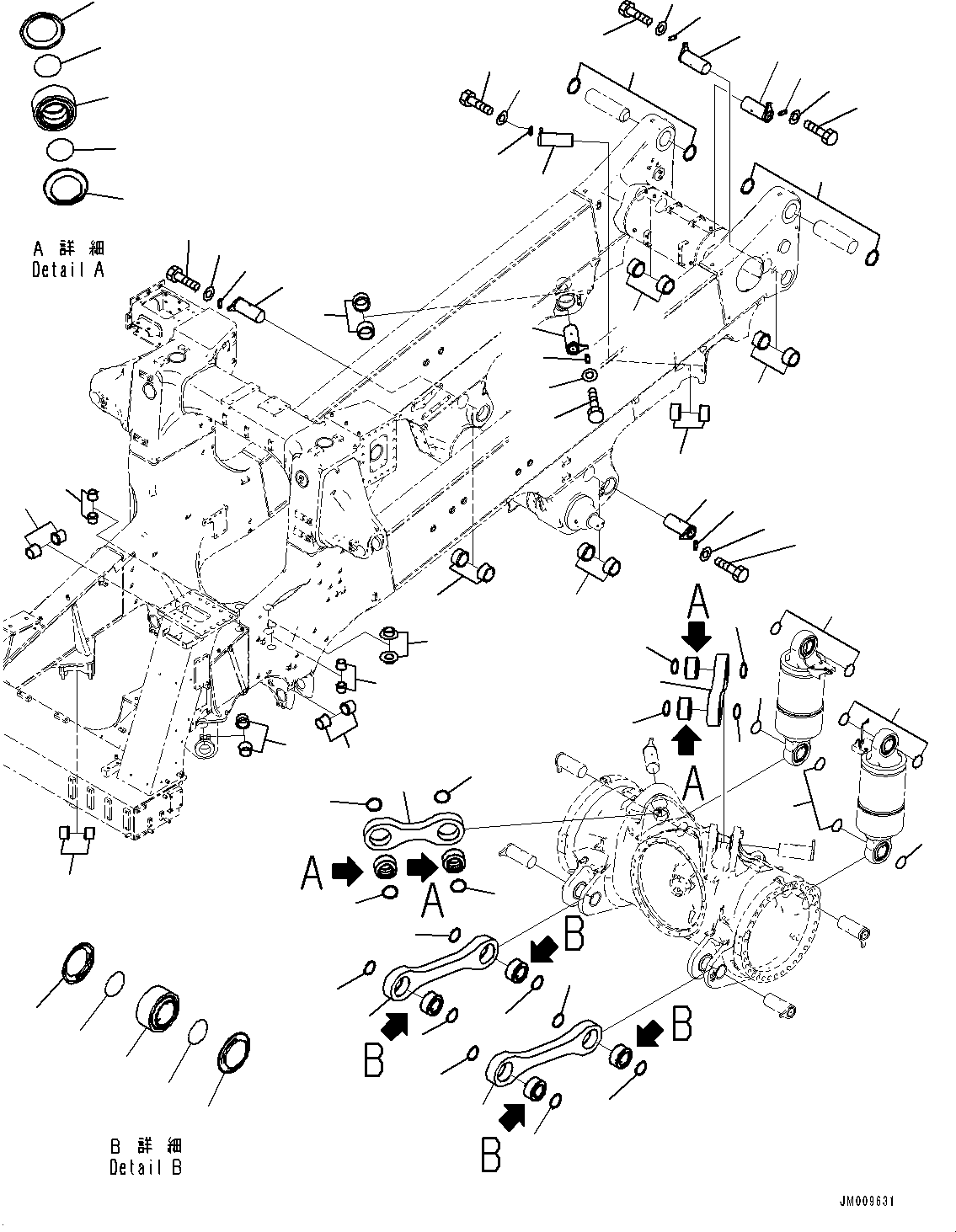 Палец 562-52-3A290 KOMATSU