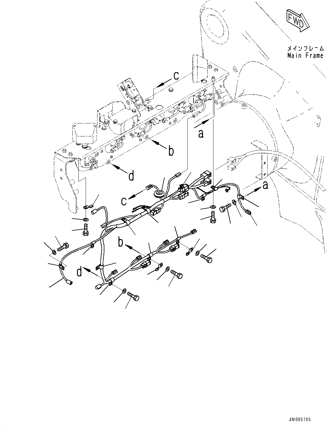 Жгут проводов 562-06-3B710 KOMATSU