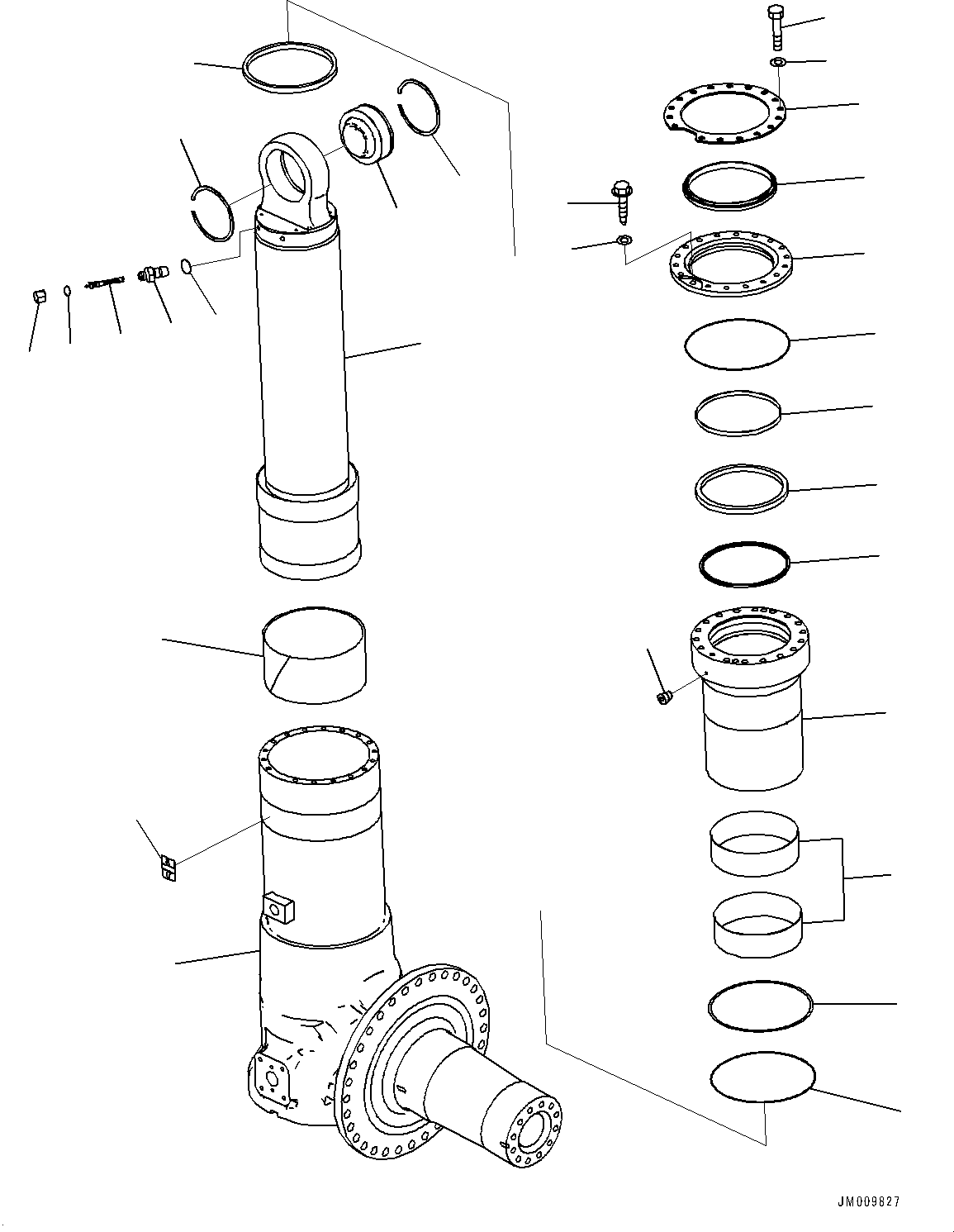 Suspension Assembly, For Extreme Cold Area Specification (-40 deg C),2 Way 562-84-3B930 KOMATSU