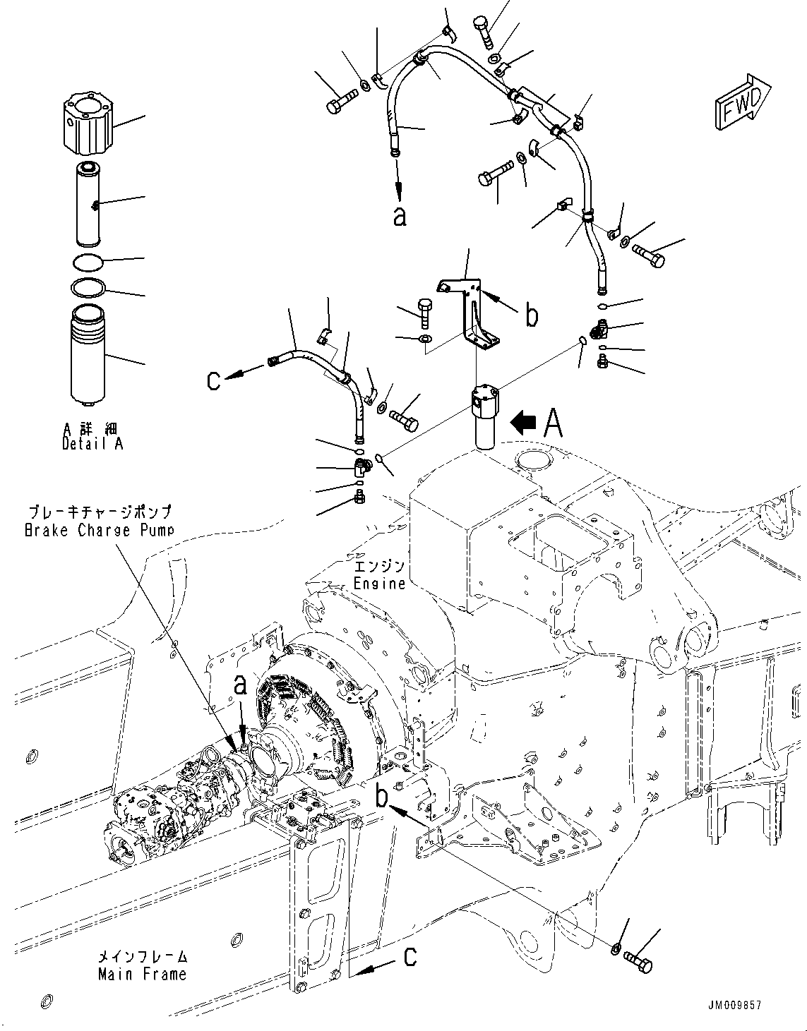 Шланг в сборе 562-43-3D190 KOMATSU