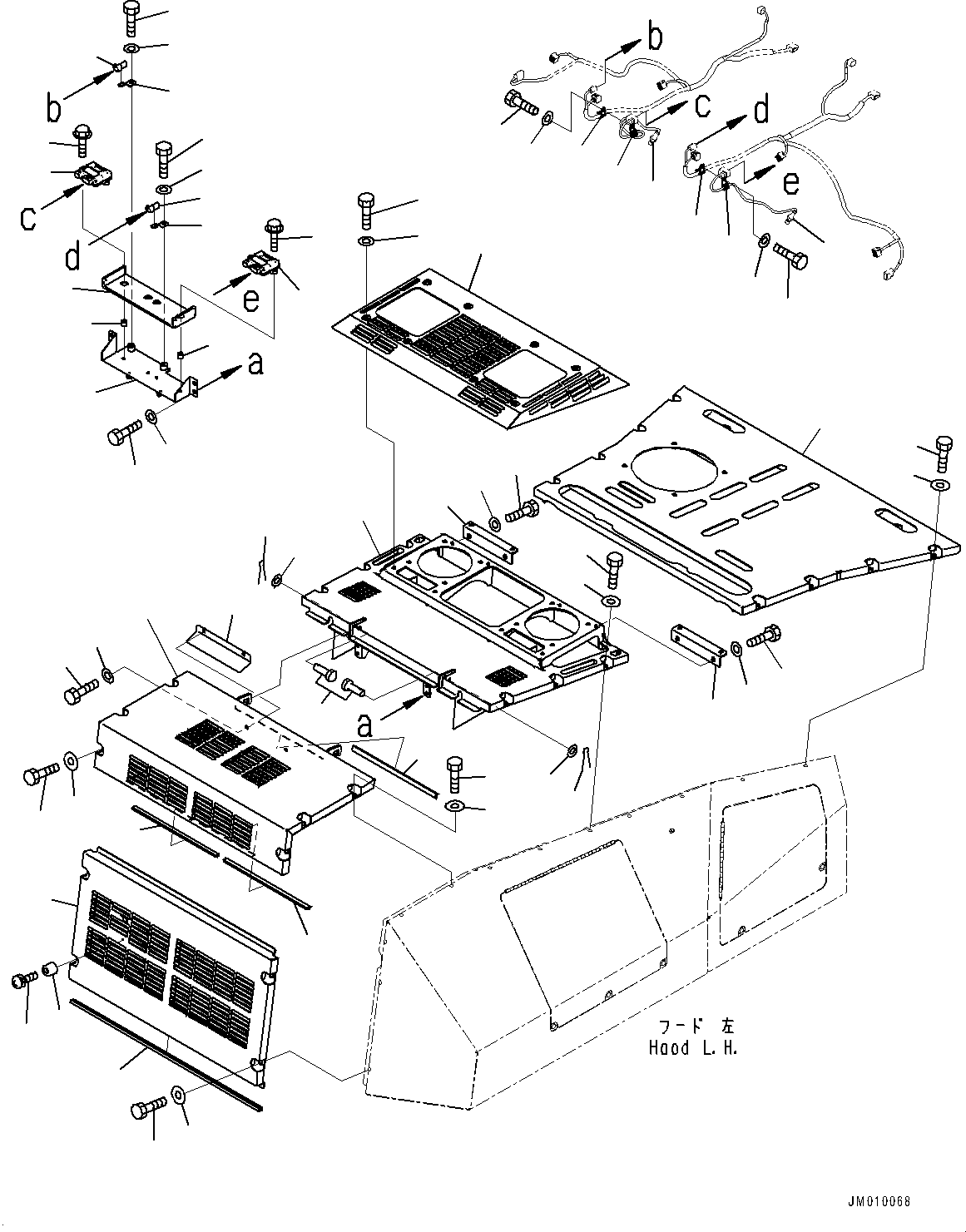 Hood, Front 426-54-61441 KOMATSU