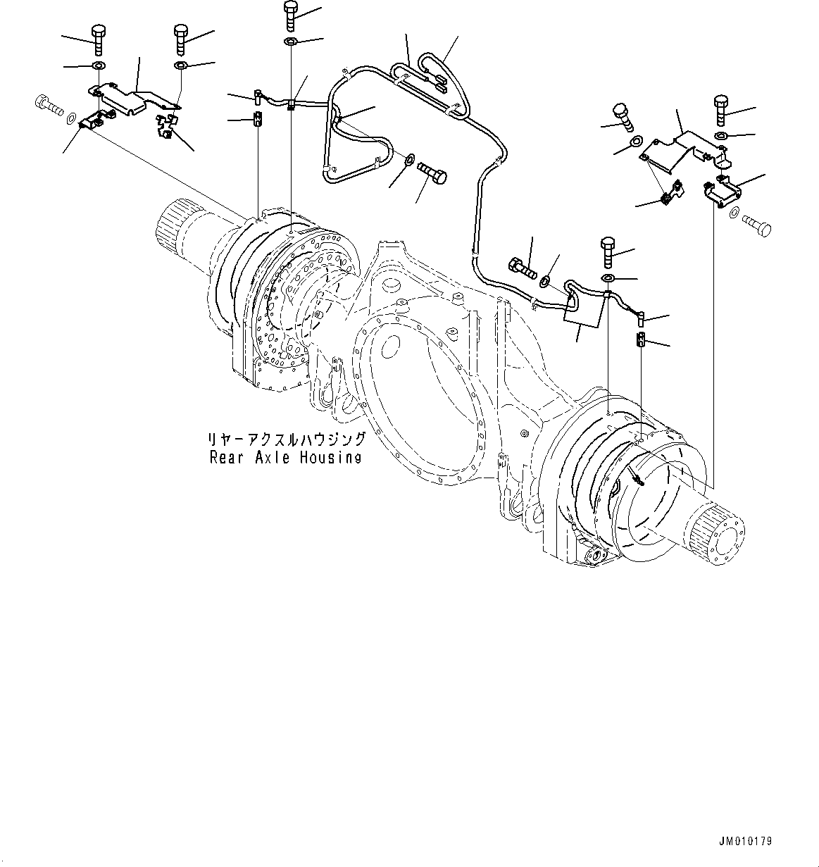 Axle Assembly, KOMATSU Traction Control System (K-TCS) 566-22-85200 KOMATSU