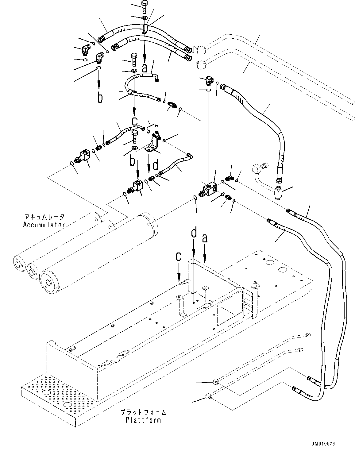 Соединение 562-43-3C320 KOMATSU