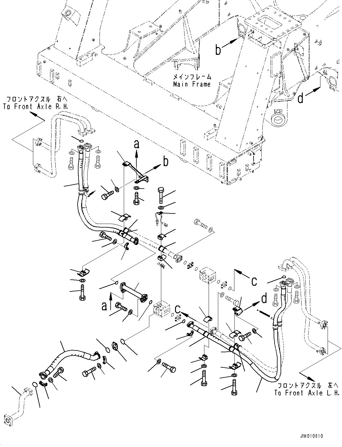 Шланг 562-61-3E642 KOMATSU