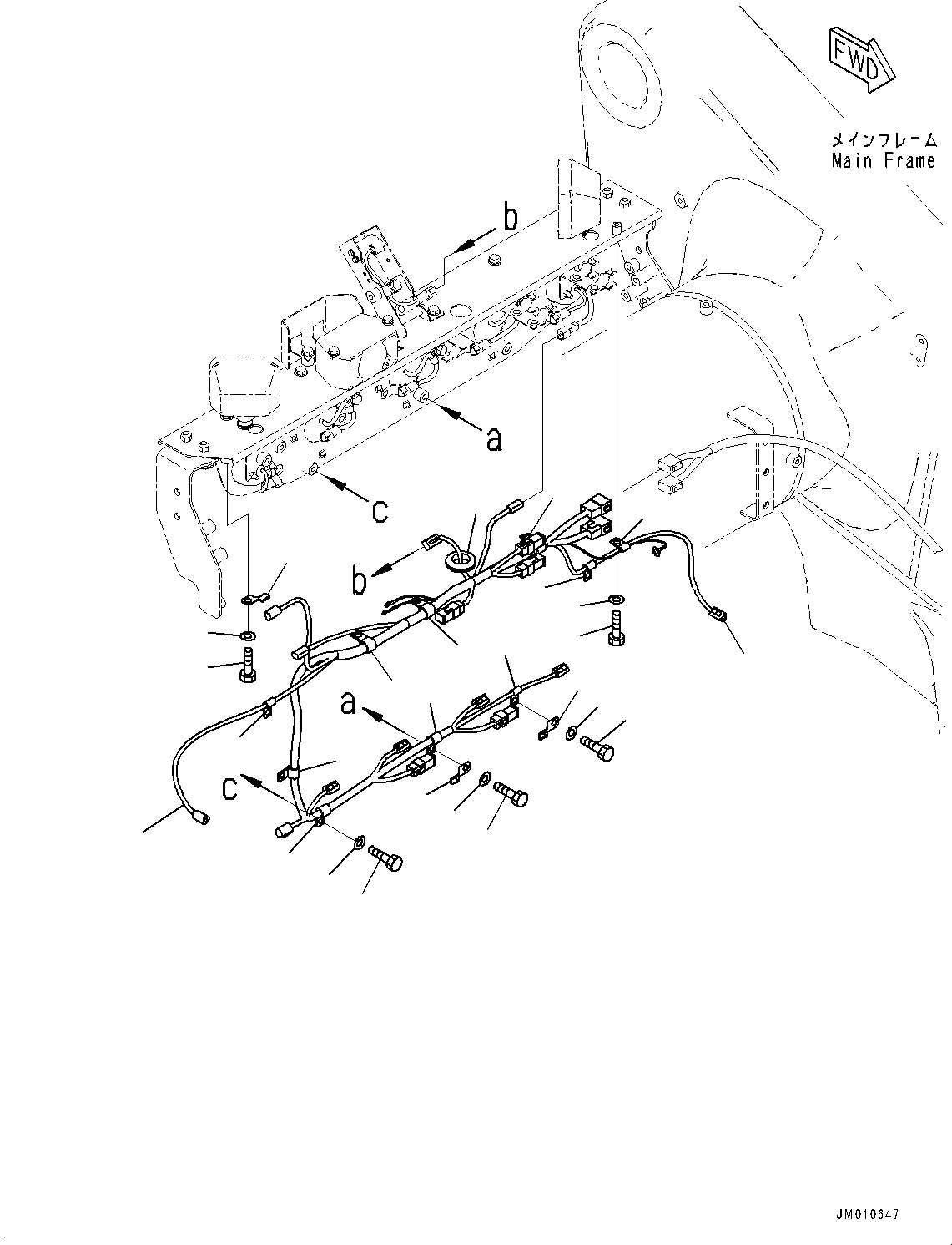 Жгут проводов 562-84-3C141 KOMATSU