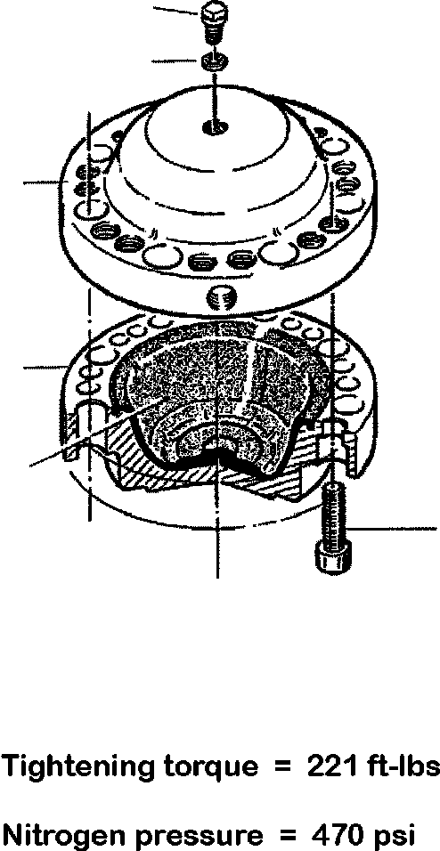 Lower flange WG86349818 KOMATSU