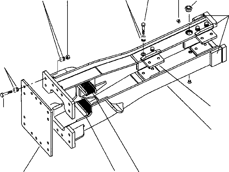 Screw, UNF 1 1/8 in WG86385572 KOMATSU