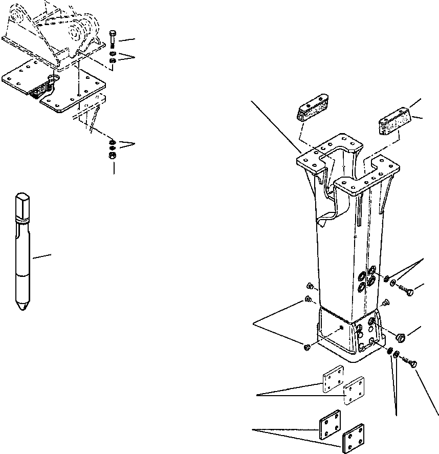 Blunt tool WG86476348 KOMATSU