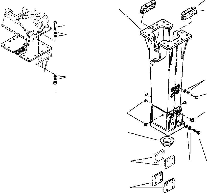 Cradle WG86493533 KOMATSU
