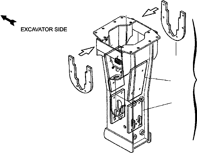 Sound proof plate WG86416633 KOMATSU
