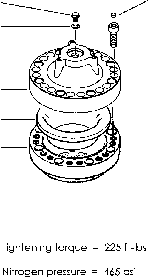 Lower flange WG86259868 KOMATSU